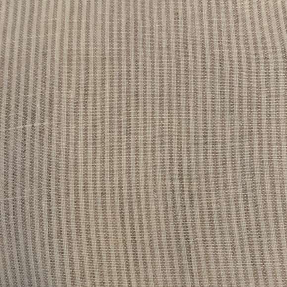 Liz & Jane Some What Funky Women 100% Stripe Drawstring Oversize Linen Pants - Picture 5 of 11